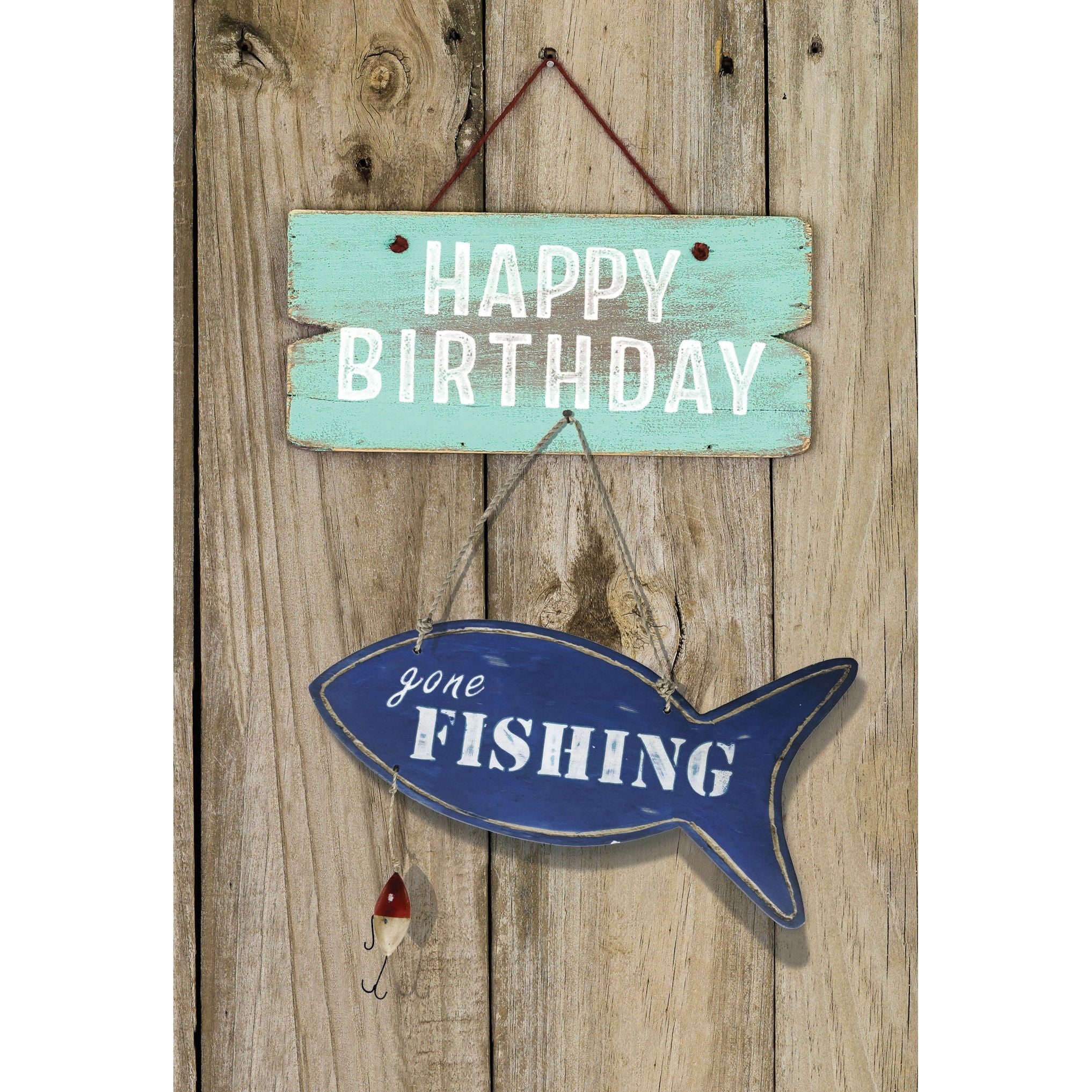 Gone Fishing Birthday Card - Cardmore
